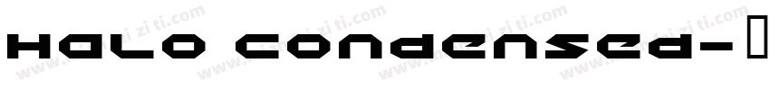 Halo Condensed字体转换